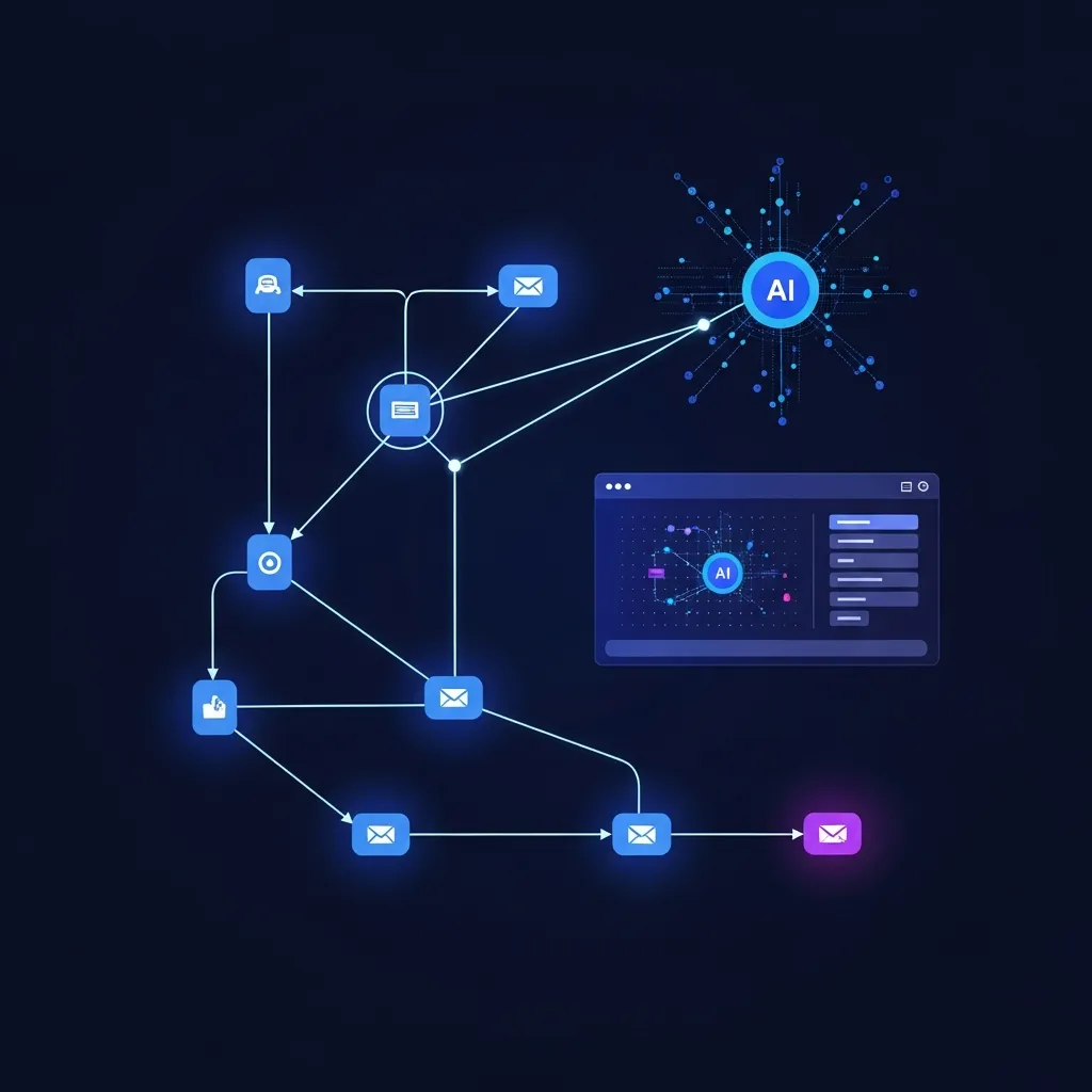Technical diagram of schema markup forming a knowledge graph for AI-powered generative engine optimization.